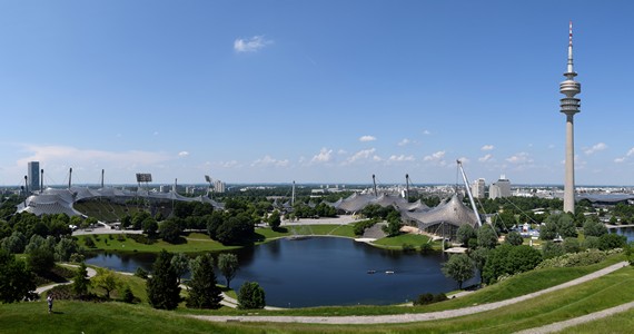 Spaziergang durch den Olympiapark München